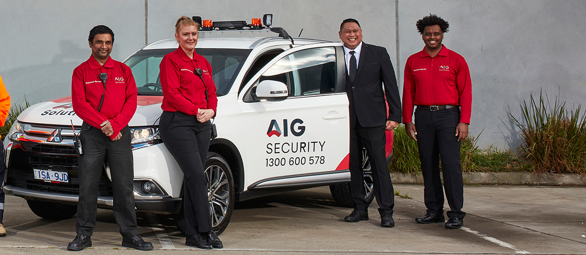 AIG Security mobile patrol unit private security services private security guards safety environmental management